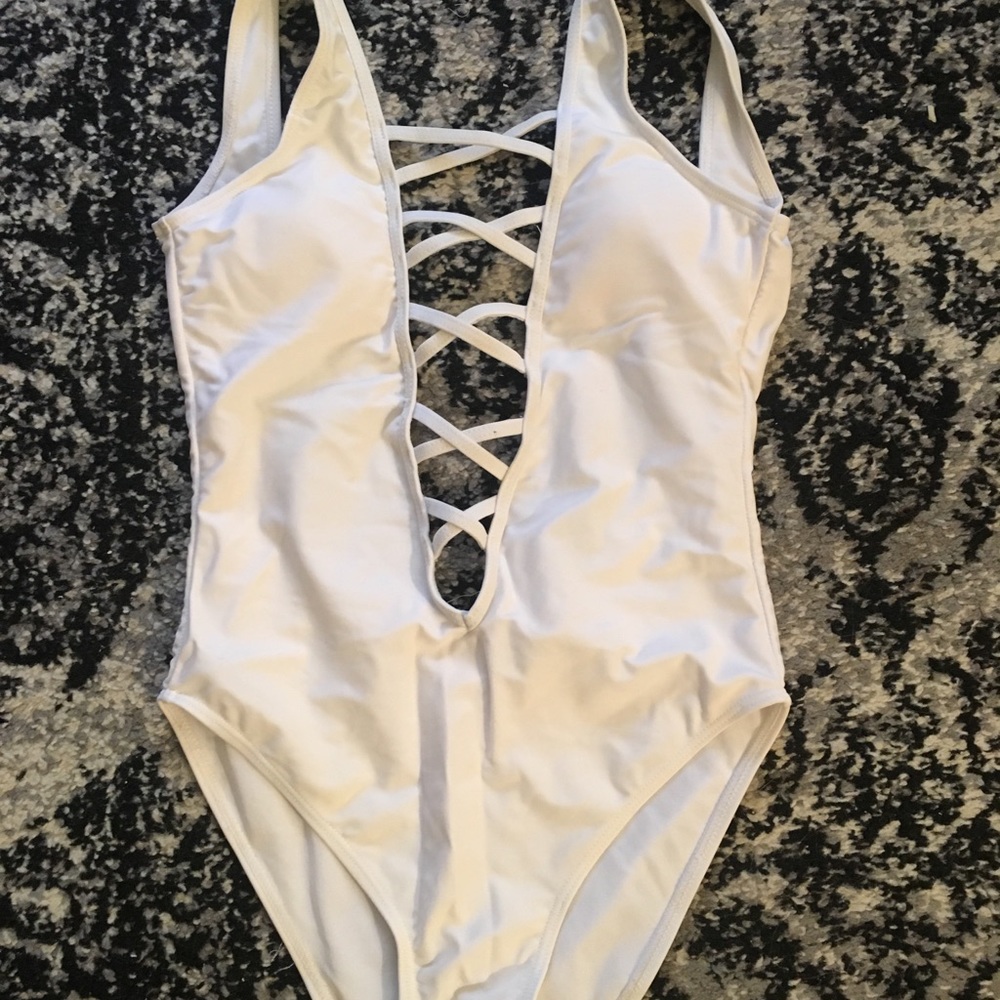 White Fly Nation One-Piece - Picture 2 of 4